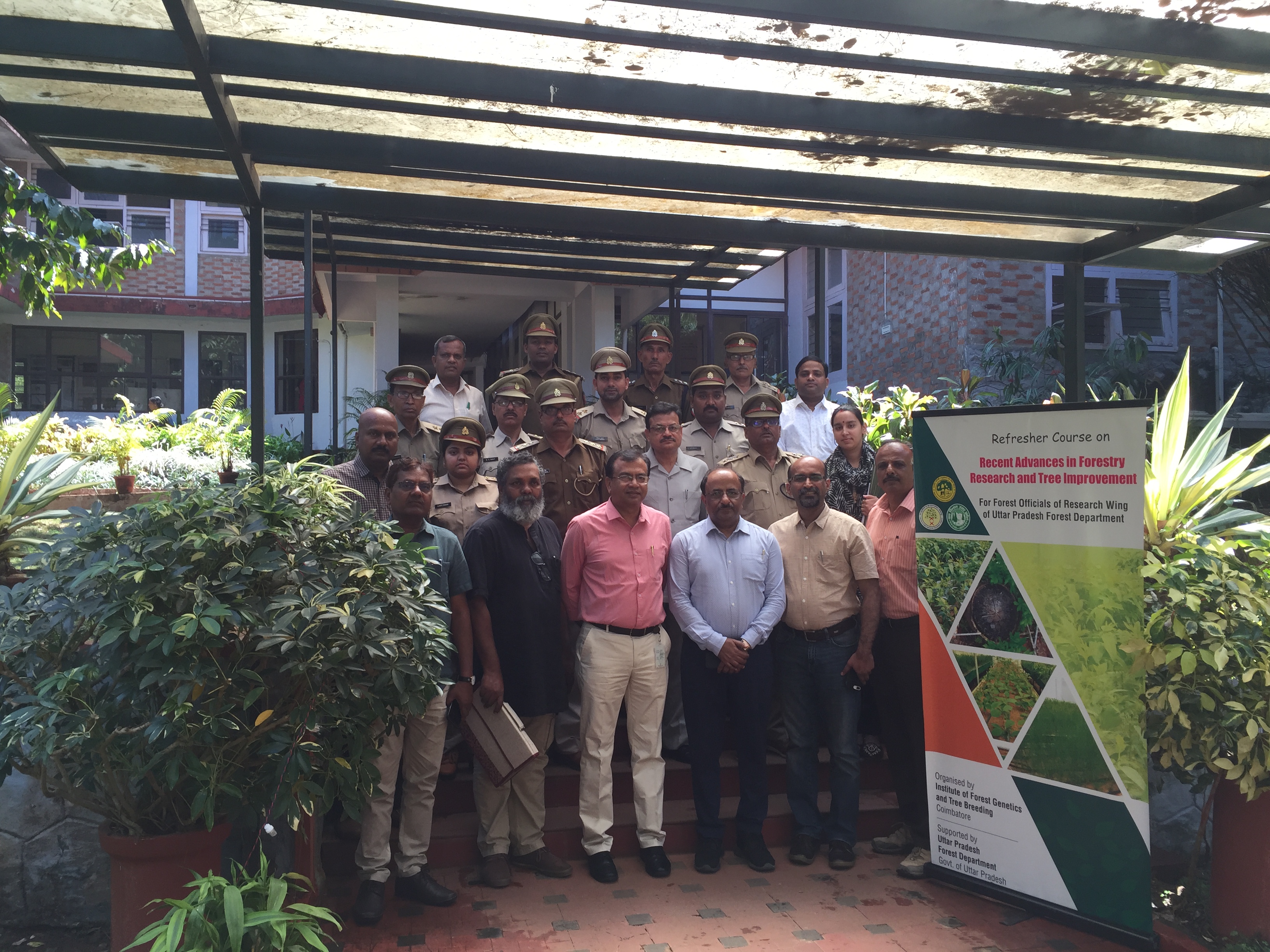 Visit of Officials from Uttar Pradesh Forest Department  to Kerala Forest Research Institute February 2020